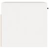 vidaXL Armoire murale blanc 80x36,5x35 cm bois d'ing&eacute;nierie