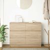 vidaXL Buffet ch&ecirc;ne sonoma 100x35x76 cm bois d'ing&eacute;nierie