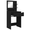 vidaXL Tables de maquillage pour chambre Noir 80 x 39,6 x 135 cm