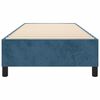 vidaXL Cadre de lit bleu fonc&eacute; 100x200 cm velours