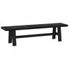 vidaXL Banc de salle &agrave; manger NOAIN 180 x 41 x 45 cm Pin massif Noir