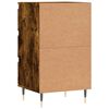 vidaXL Buffet ch&ecirc;ne fum&eacute; 40x35x70 cm bois d'ing&eacute;nierie