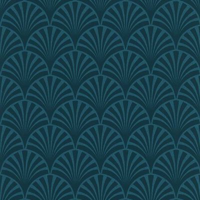 Noordwand Papier peint couleurs & matières 20's Pattern Artdeco bleu