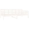 vidaXL Lit de jour sans matelas blanc bois de pin massif 90x190 cm