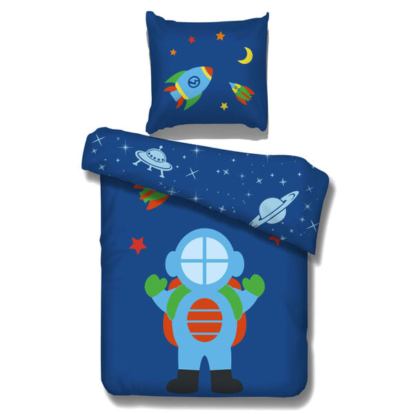 Vipack Drap de lit Motif astronaute 195x85 cm Coton