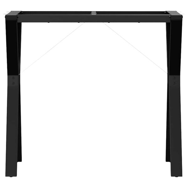 vidaXL Pieds de table à manger cadre en Y 80x40x73 cm acier