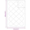vidaXL Ensemble de Duvet avec oreiller 2 pcs Blanc Microfibre