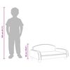 vidaXL Canap&eacute; pour enfants marron 70x45x30 cm similicuir
