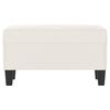 vidaXL Banc Beige 70x35x41 cm Tissu microfibre