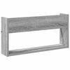 vidaXL &Eacute;tag&egrave;re &agrave; magazines avec &eacute;tag&egrave;re Gris Sonoma 60 x 12 x 30 cm