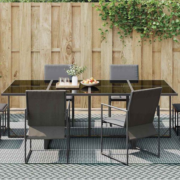 vidaXL Tapis d'extérieur Chevron ARAKIL Vert et blanc 400 × 300 cm