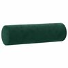 vidaXL Ensemble de canap&eacute;s 2 pcs avec coussins vert fonc&eacute; velours
