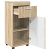 vidaXL Ensemble d'armoire de salle de bain TULUM Ch&ecirc;ne Sonoma