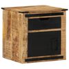 vidaXL Table de chevet 45x40x45 cm bois de manguier massif