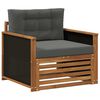 vidaXL Sofa de milieu ext&eacute;rieur Naturel
