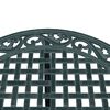 vidaXL Ensemble &agrave; manger de jardin 5 pcs vert aluminium coul&eacute;