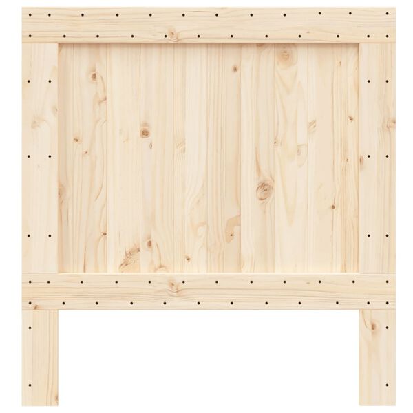 vidaXL T&ecirc;te de lit 100x104 cm bois massif de pin