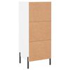 vidaXL Buffet blanc 34,5x34x90 cm bois d'ing&eacute;nierie