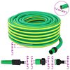 vidaXL Tuyau de jardin 5 couches Vert et jaune 1 / 2'' 10 m PVC