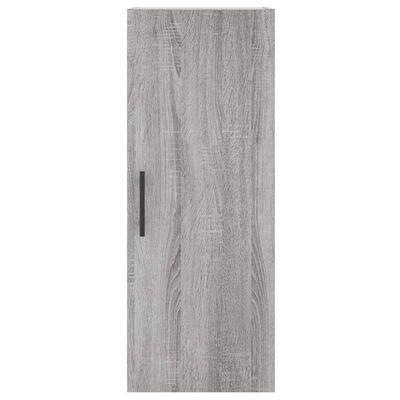 vidaXL Armoire murale sonoma gris 34,5x34x90 cm