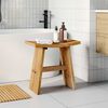 vidaXL Tabouret de salle de bain Marron 50 x 29,5 x 50,5 cm