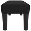 vidaXL Banc Noir 100x30x30 cm Tissu