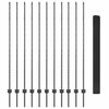 vidaXL Cl&ocirc;ture avec poteau Gris 1,6 x 25 m Acier et PVC