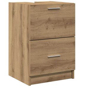 vidaXL Cabinet de salle de bain Ch&ecirc;ne artisanal 40 x 37 x 59 cm