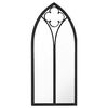 vidaXL Miroir Noir 100x45 cm Fer pour utilisation &agrave; l'int&eacute;rieur