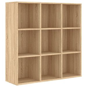 vidaXL Biblioth&egrave;que ch&ecirc;ne sonoma 98x29x97,5 cm bois d'ing&eacute;nierie