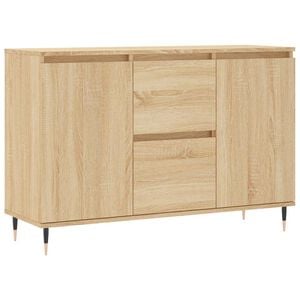 vidaXL Buffet ch&ecirc;ne sonoma 101,5x35x70 cm bois d'ing&eacute;nierie
