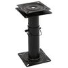 vidaXL Pi&eacute;destal de si&egrave;ge de bateau et si&egrave;ge pivotant &agrave; 360&deg; r&eacute;glable