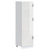 vidaXL Armoire de cuisine Porto blanc brillant bois d'ing&eacute;nierie
