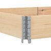 vidaXL Collier de palette 150x100 cm bois de pin solide