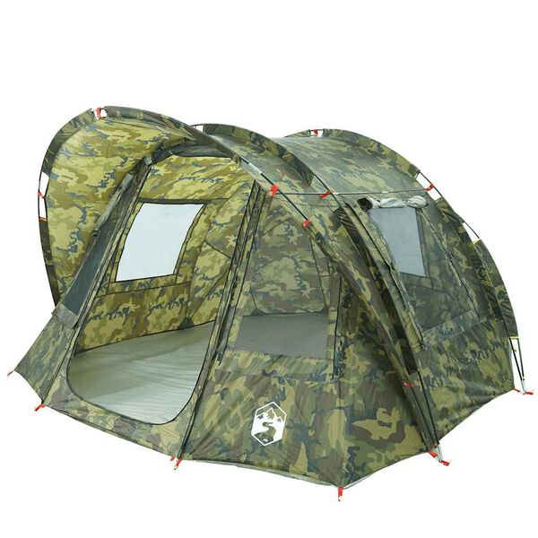vidaXL Tente de pêche 2 personnes camouflage imperméable