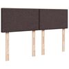 vidaXL Sommier &agrave; lattes de lit avec matelas Marron fonc&eacute; 140x200 cm
