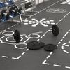 vidaXL Barre d'halt&egrave;res avec plaques 60 kg fonte et acier chrom&eacute;