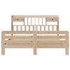 vidaXL Lit biblioth&egrave;que sans matelas 180x200 cm bois massif de pin