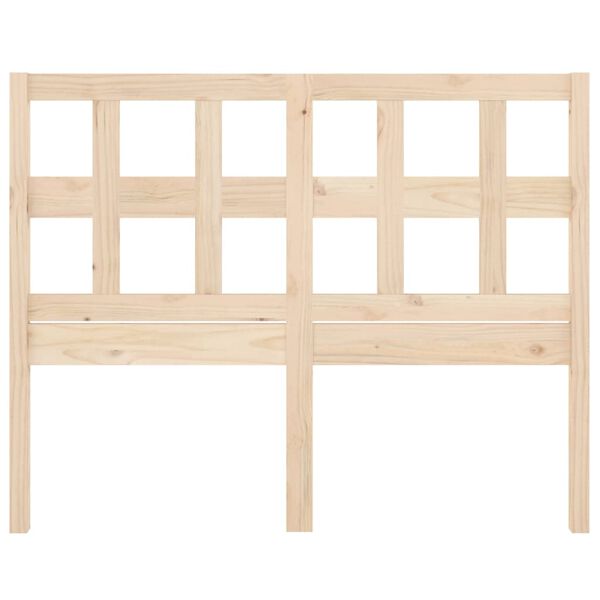 vidaXL T&ecirc;te de lit 205,5x4x100 cm Bois massif de pin