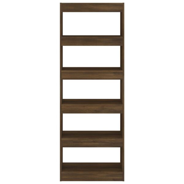 vidaXL Biblioth&egrave;que/S&eacute;parateur de pi&egrave;ce Ch&ecirc;ne marron Bois d'ing&eacute;nierie