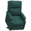 vidaXL Fauteuil Vert fonc&eacute; Tissu