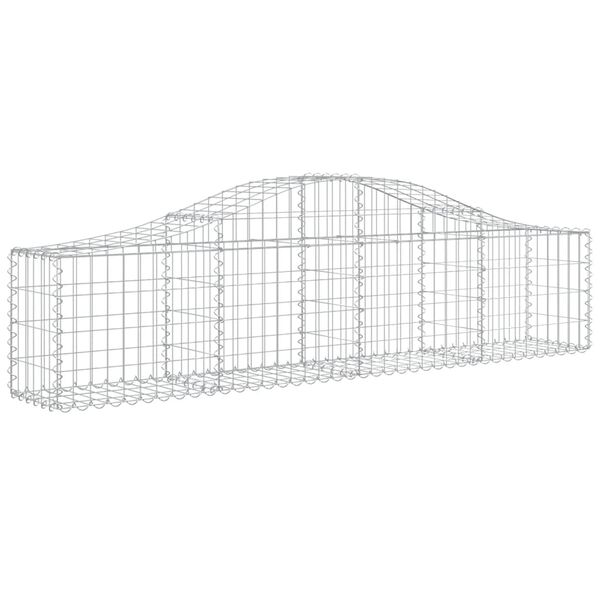 vidaXL Paniers &agrave; gabions arqu&eacute;s 25 pcs 200x30x40/60 cm Fer galvanis&eacute;