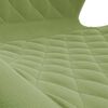 vidaXL Chaises pivotantes &agrave; manger lot de 6 vert clair velours