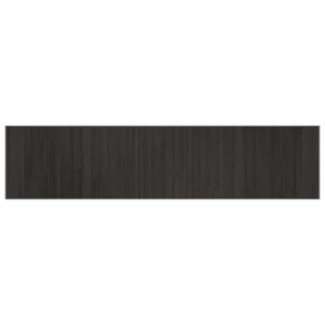 vidaXL Tapis rectangulaire gris 70x300 cm bambou