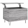 vidaXL Table basse Sonoma gris 60x44,5x45 cm Bois d'ing&eacute;nierie
