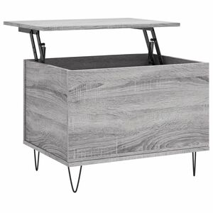 vidaXL Table basse Sonoma gris 60x44,5x45 cm Bois d'ing&eacute;nierie