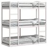 vidaXL Lit superpos&eacute; triple sans matelas 80x200 cm bois de pin massif