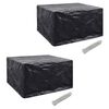 vidaXL Housses de salon de jardin 2 pcs Rotin 8 &oelig;illets 172x113 cm