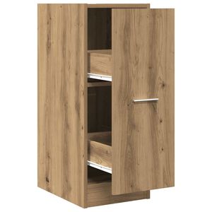 vidaXL Armoire d'apothicaire ch&ecirc;ne artisanal bois d'ing&eacute;nierie
