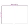 vidaXL Remplacement de store Marron 1000 x 160 cm Toile en polyester